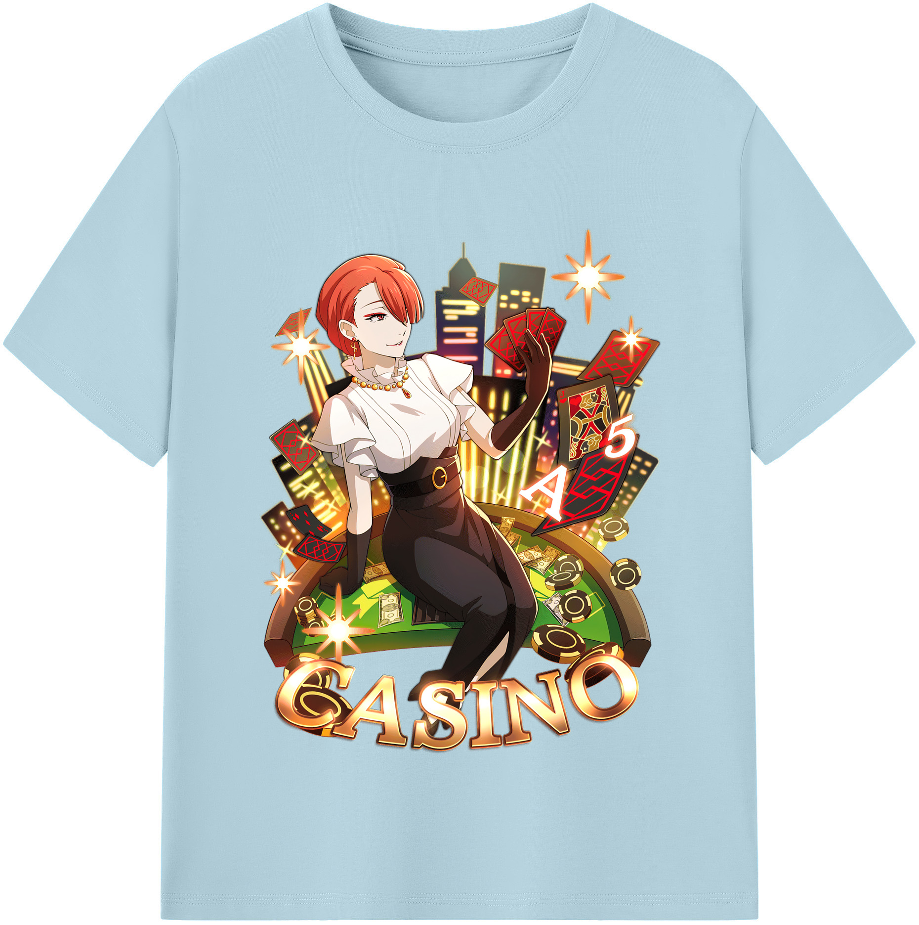 （画像用） 文豪ストレイドッグス Bungo Stray Dogs 綿100％半袖Tシャツ（フロントプリント）